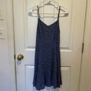 Blue Printed Dress